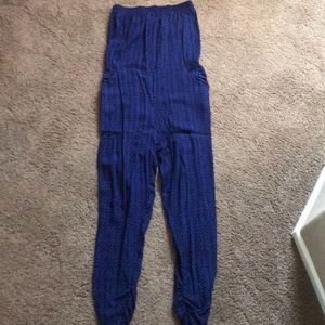 Black & Blue Chevron Print Jumper